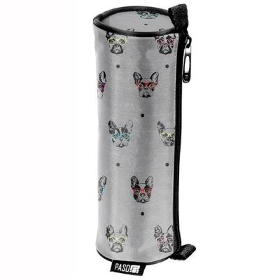 Opakowanie Piórnik tuba szary w pieski