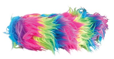 Opakowanie Piórnik tuba tęczowe futro STnux
