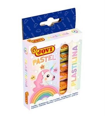 Plastelina 6 kolorów pastelowa 15gr. JOVI. Wydawca: JOVI. SmakLiter.pl Opakowanie Plastelina 6 kolorów pastelowa 15gr. JOVI