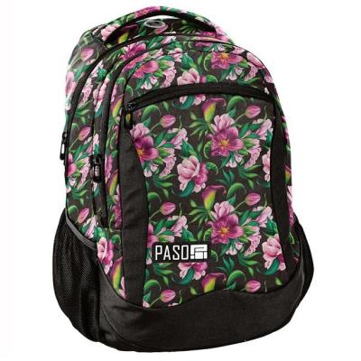 Opakowanie Plecak młodzieżowy w kolorowe kwiaty