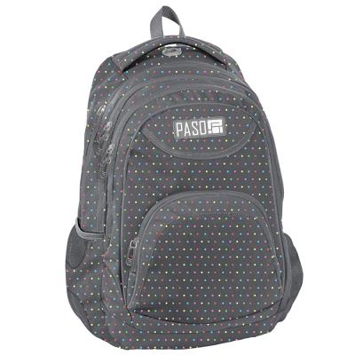 Opakowanie Plecak szkolny szary w kropki