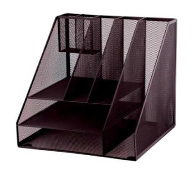 Opakowanie Pojemnik na czasopisma 8 komór czarny D.RECT