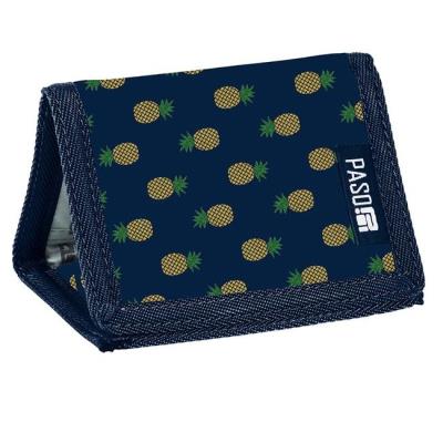 Opakowanie Portfel w ananasy granatowy