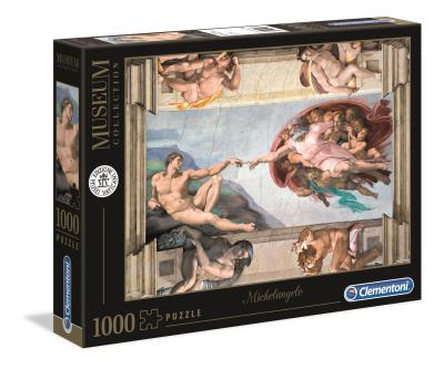 Opakowanie Puzzle 1000 Museum Collection Michelangelo: The Creation of Man