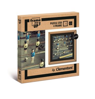 Puzzle Frame Me Up Piłkarzyki 250. Wydawca: Clementoni. SmakLiter.pl Opakowanie Puzzle Frame Me Up Piłkarzyki 250