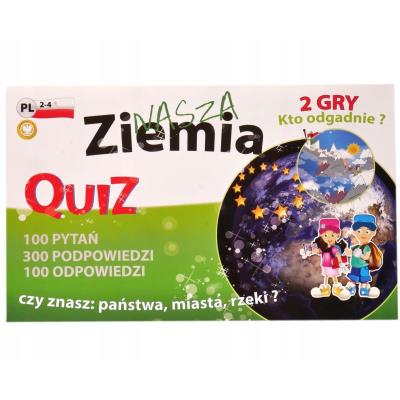 Quiz 2 gry - Ziemia FAN. Wydawca: Fan. SmakLiter.pl Opakowanie Quiz 2 gry - Ziemia FAN