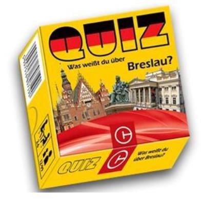 QUIZ - Was weißt du über Breslau?. Wydawca: C2. SmakLiter.pl Opakowanie QUIZ - Was weißt du über Breslau?