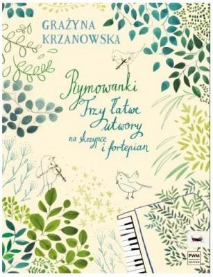 Okładka książki Rymowanki. Trzy łatwe utwory na skrzypce i...