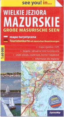 Okładka książki See you! in... Wielkie Jeziora Mazurskie 1:60 000