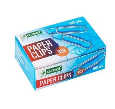 Opakowanie Spinacze metalowe okrągłe 28mm a'100 D.RECT