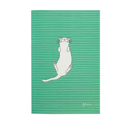 Opakowanie Średni Zeszyt - Feline Fine (Bold Green)