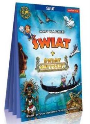 Okładka książki Świat + Świat antyczny comfort! mapa laminowana
