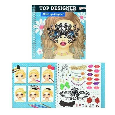 Szkicownik party design z naklejkami. Wydawca: ToiToys. SmakLiter.pl Opakowanie Szkicownik party design z naklejkami