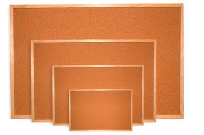 Opakowanie Tablica Korkowa 60X40 cm W Ramie Drewnianej Memoboards