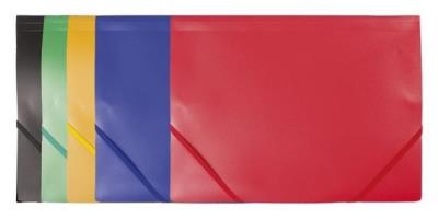 Opakowanie Teczka plastikowa z gumką czarna D.RECT