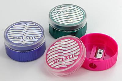 Opakowanie Temperówka Kum z pojemnikiem Metallic płaska 12 sztuk