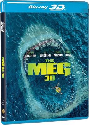 The Meg (2 Blu-ray 3D). Autor: Jon Turteltaub. SmakLiter.pl Okładka książki The Meg (2 Blu-ray 3D)
