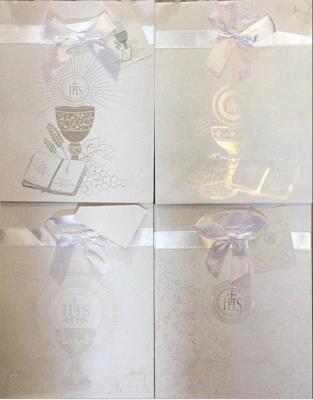 Opakowanie Torebka ozdobna z kokardą Komunia