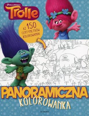 Okładka książki Trolle. Panoramiczna kolorowanka