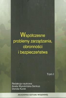 Opakowanie Współczesne problemy zarządzania obronności i bezpieczeństwa Tom 2