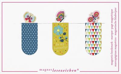 Opakowanie Zakładki Magnetyczne Motyle 3 sztuki