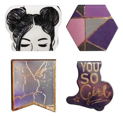 Opakowanie Zakładki magnetyczne trójkąty/so girl 4 sztuki