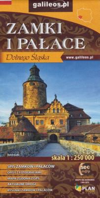 Okładka książki Zamki i pałace Dolnego Śląska 1:250 000