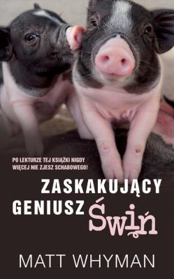 Zaskakujący geniusz świń. Autor: Whyman Matt. SmakLiter.pl Okładka książki Zaskakujący geniusz świń