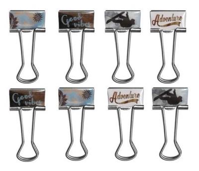 Opakowanie Zestaw klipsów Snowboard 8 sztuk