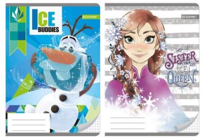 Opakowanie Zeszyt A5 w kratkę 32 kartki Kraina Lodu 10 sztuk