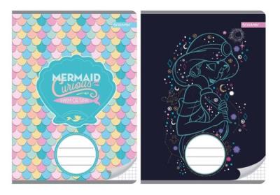 Opakowanie Zeszyt A5 w kratkę 32 kartki Księżniczki 10 sztuk