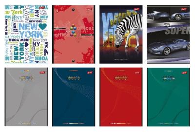 Opakowanie Zeszyt na spirali A5/80K kratka MIX 1 sztuka