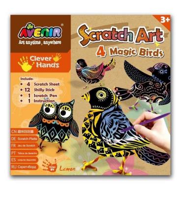 4 magiczne ptaki. Wydawca: Russell. SmakLiter.pl Opakowanie 4 magiczne ptaki