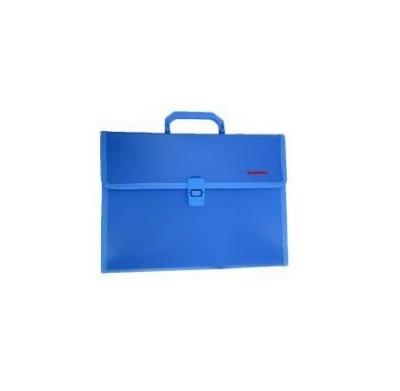 Opakowanie Aktówka z przegródkami z rączką PP-412 niebieska