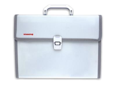 Opakowanie Aktówka z przegródkami z rączką PP-412 szara