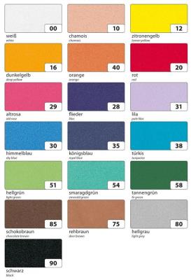 Opakowanie Arkusze piankowe 20x29cm jasnozielony (10szt)