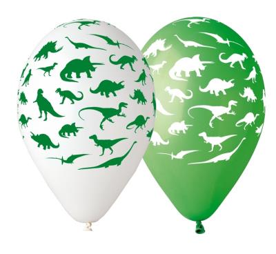 Opakowanie Balony Gemar Dinozaury 30cm 5szt