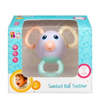 Bam bam Zakręcony Gryzak Kula. Wydawca: BamBam. SmakLiter.pl Opakowanie Bam bam Zakręcony Gryzak Kula