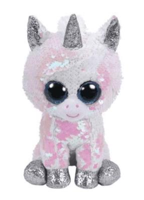 Opakowanie Beanie Boos - Cekinowy Jednorożec biały 24cm