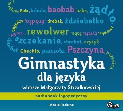Okładka książki CD MP GIMNASTYKA DLA JĘZYKA AUDIOBOOK LOGOPEDYCZNY