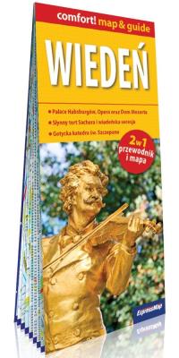 Comfort! map&guide Wiedeń 2w1 w.2019. Autor:   Praca zbiorowa. SmakLiter.pl Okładka książki Comfort! map&guide Wiedeń 2w1 w.2019