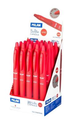 Opakowanie Długopis Capsula Uno czerwony (20szt)