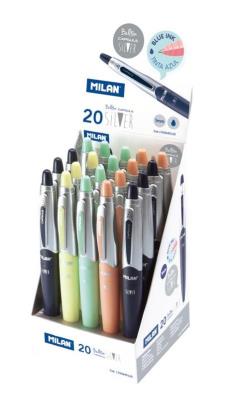 Opakowanie Długopis Capsule Silver niebieski (20szt)