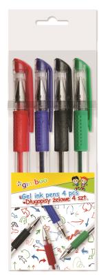 DŁUGOPIS ŻELOWY GIMBOO CLASSIC 0,5MM 4 KOLORY. Wydawca: Gimboo. SmakLiter.pl Opakowanie DŁUGOPIS ŻELOWY GIMBOO CLASSIC 0,5MM 4 KOLORY