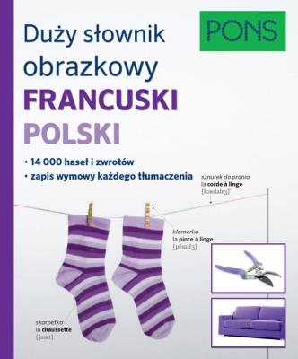 Okładka książki Duży słownik obrazkowy Francuski Polski Pons