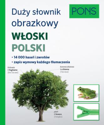Okładka książki Duży słownik obrazkowy Włoski Polski Pons