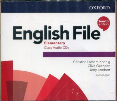 Opakowanie English File Elementary Class Audio CDs