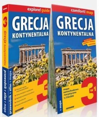 Okładka książki Explore! guide Grecja Kontynentalna 3w1 w.2019