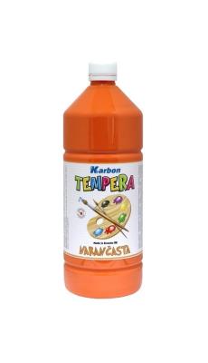 Opakowanie Farba tempera w butelce 1l. pomarańczowa Karbon