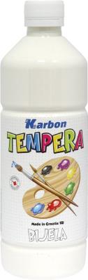 Opakowanie Farba tempera w butelce KARBON 550ml. Biały
